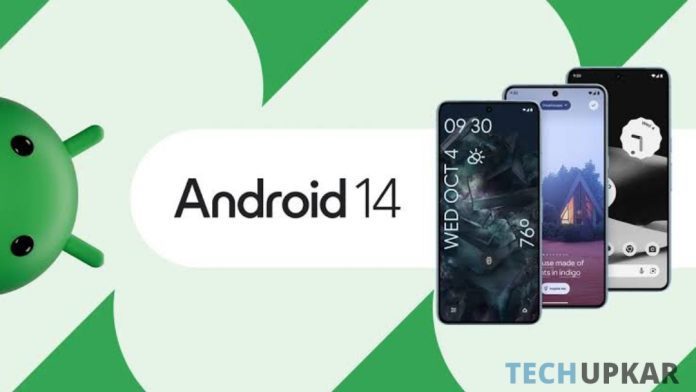 Android 14 update available in Pixel Phones