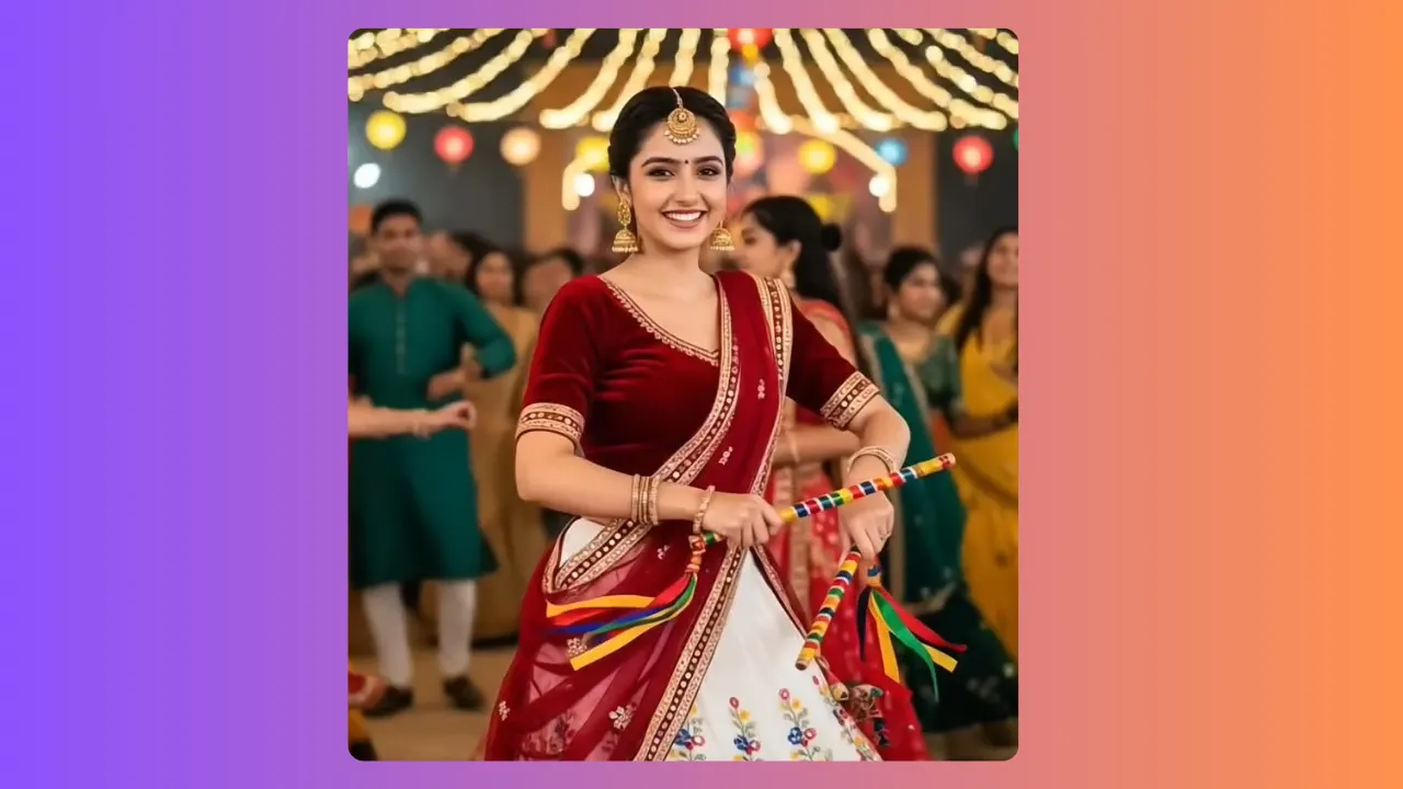 Google Gemini Garba AI Trend Best Prompts to Create Photos for Navratri