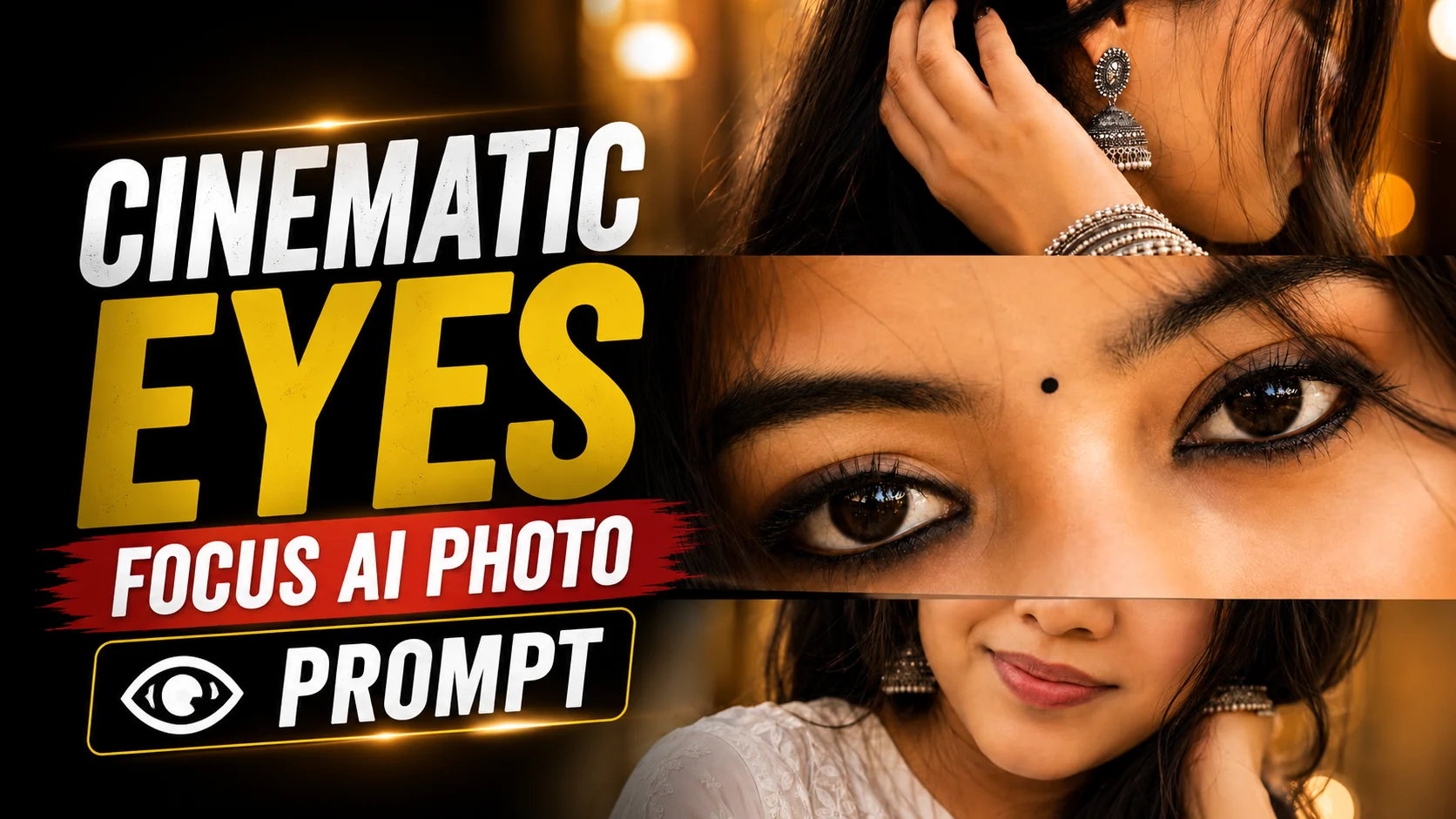 Cinematic Eyes Focus AI Photo Editing Prompt for ChatGPT & Google Gemini