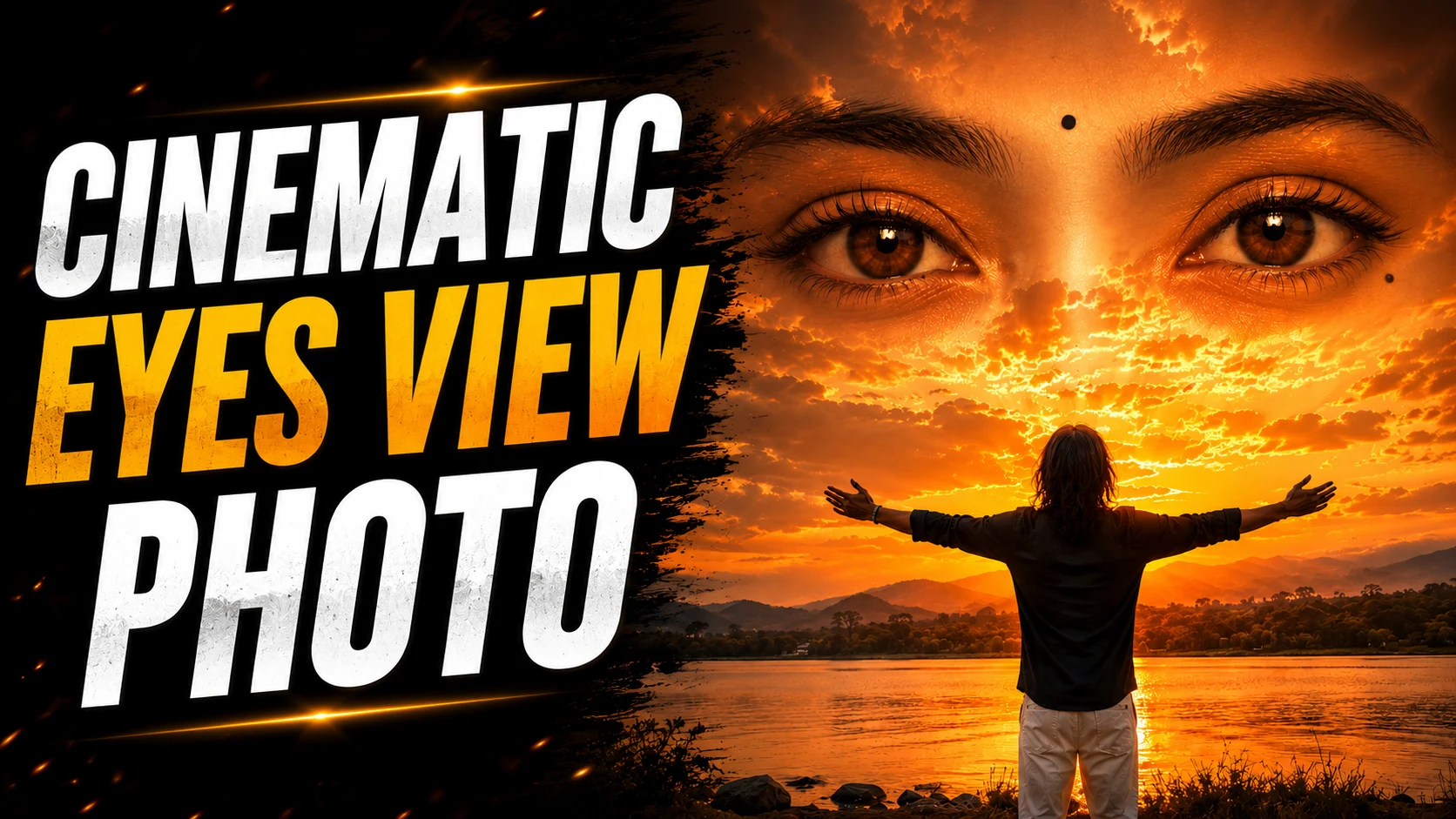 Cinematic Eyes View Photo AI Prompt for ChatGPT & Google Gemini