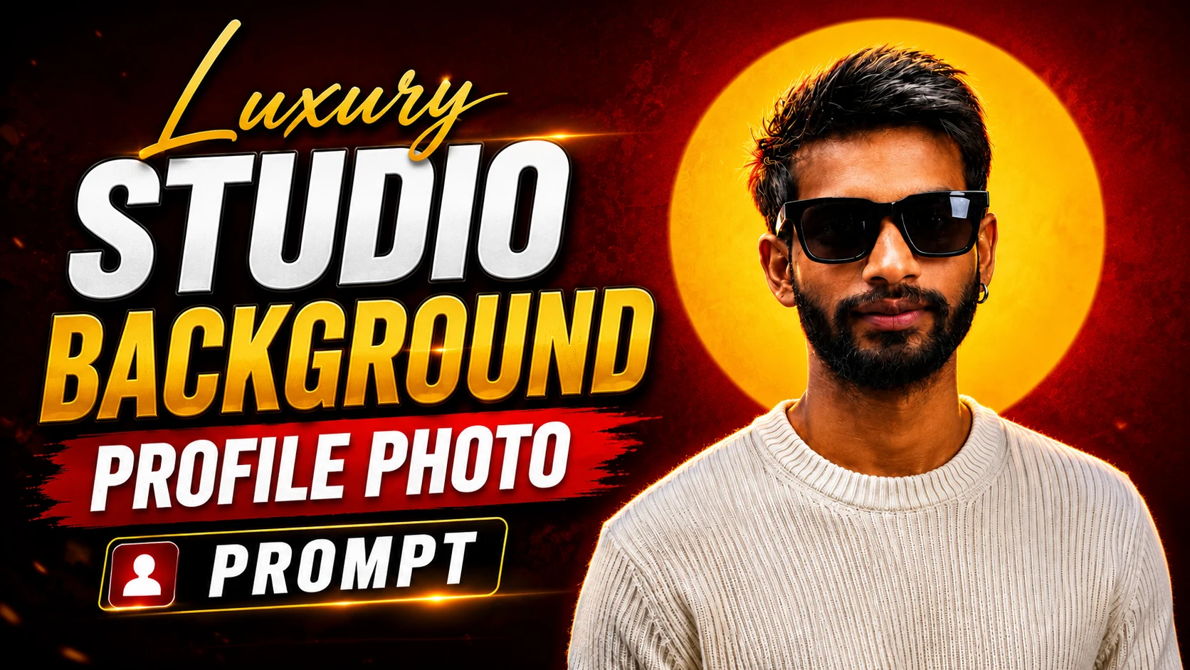 Luxury Editorial Studio Profile Photo AI Prompt