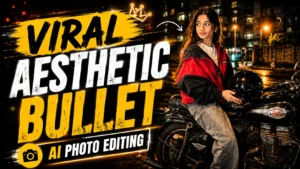 Viral Aesthetic Bullet AI Photo Editing Prompt for Girls & Boys
