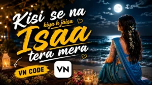 Latest Kisi Ne Na Kiya Hai Jaisa Ishq Tera Mera VN Template