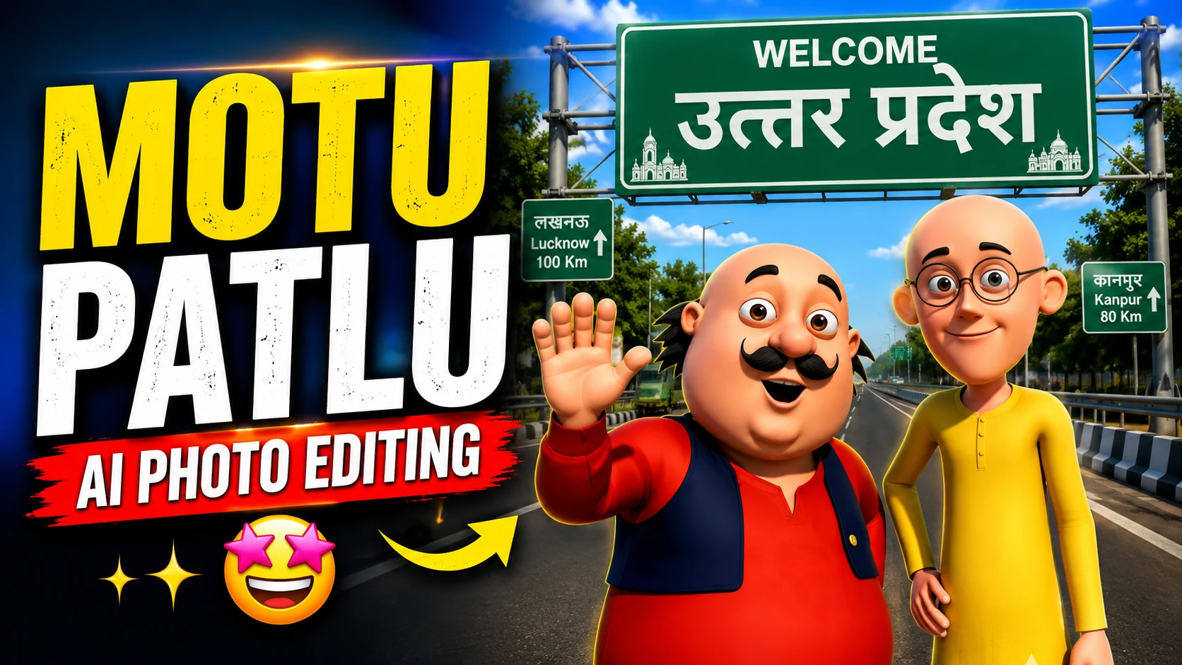 Viral Motu Patlu AI Photo Editing Prompt for ChatGPT