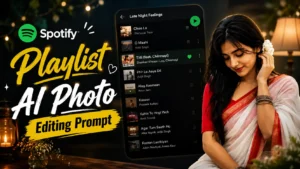 Spotify Playlist AI Photo Editing Prompt