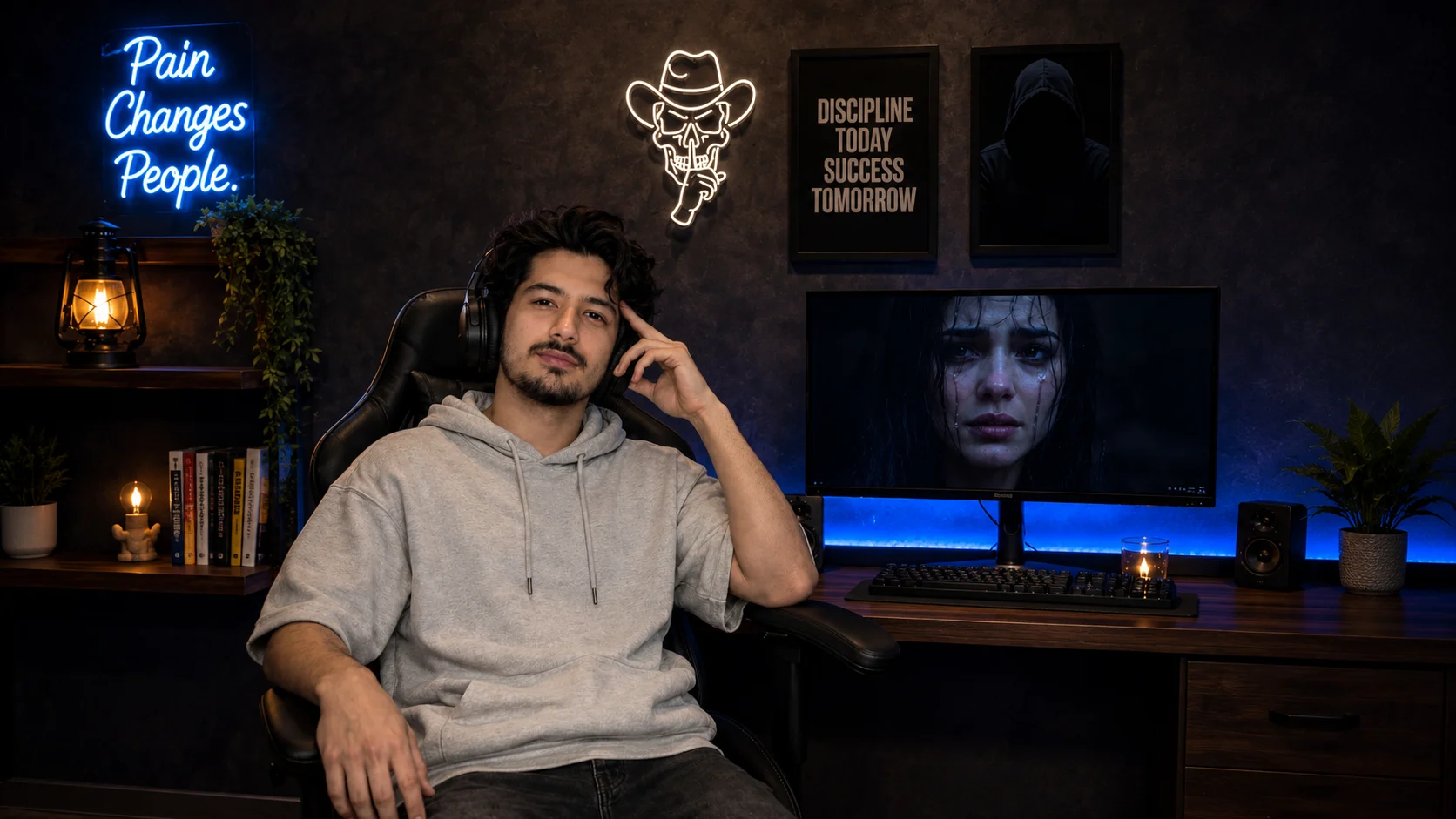 Dark Room Aesthetic AI Photo Prompt