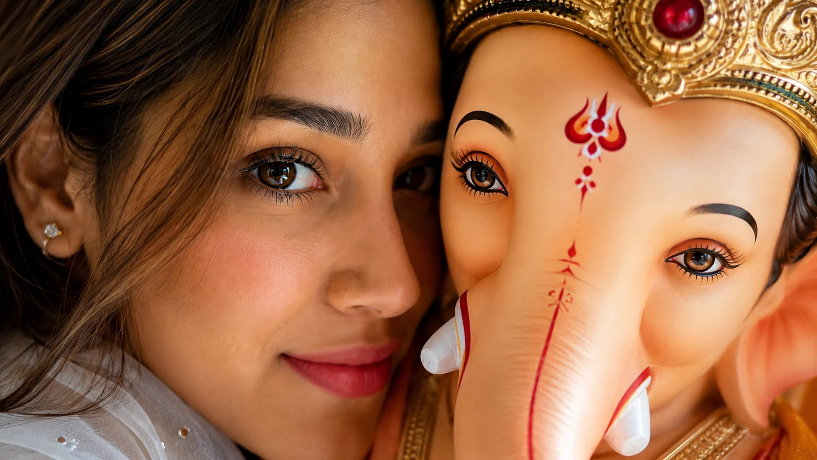Ganpati Close-Up AI Photo Prompt