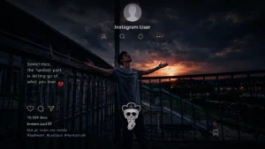 Instagram Sad Profile Photo AI Editing Trend
