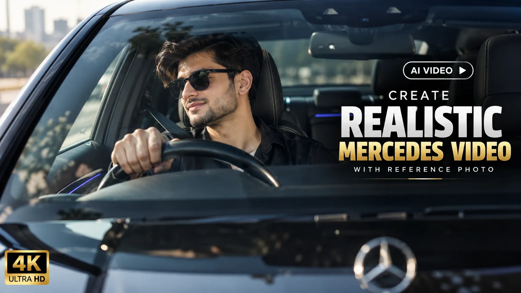 How to Create a Realistic AI Video of Yourself Driving a Luxury Car